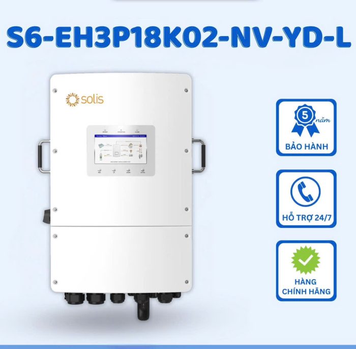 Inverter Hybrid Solis 18KW 3 Pha – S6-EH3P18K02-NV-YD-L - Ảnh 3